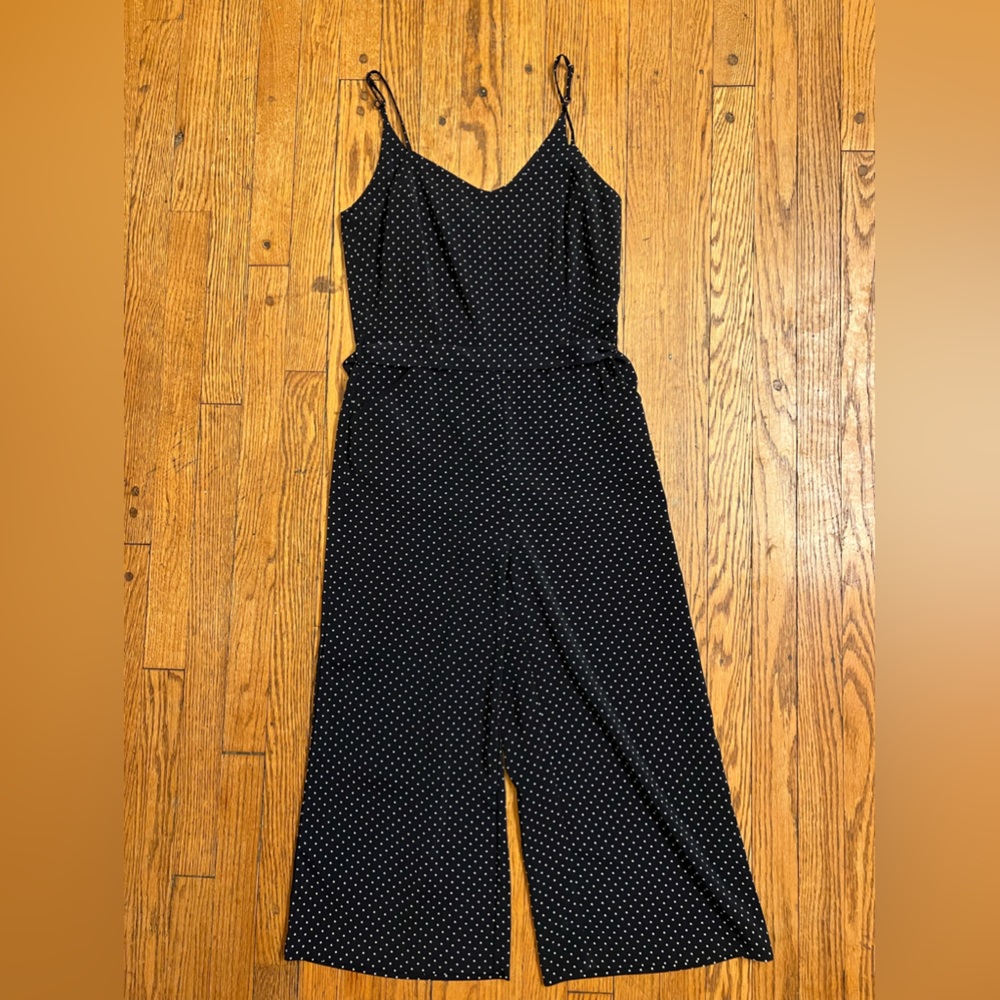 EUC Navy Carolina Belle capri wide leg romper Size 2 - Picture 2 of 5